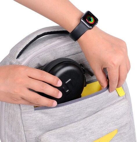 حافظة حمل Smatree متوافقة مع Apple Watch iWatch Series 8/7/ SE/6/5/4/3/2/1 44 مم 42 مم 40 مم 38 مم، حقيبة تخزين للسفر ذات هيكل صلب مع حلقة تسلق (لا تشتمل على شاحن Apple! in Saudi Arabia