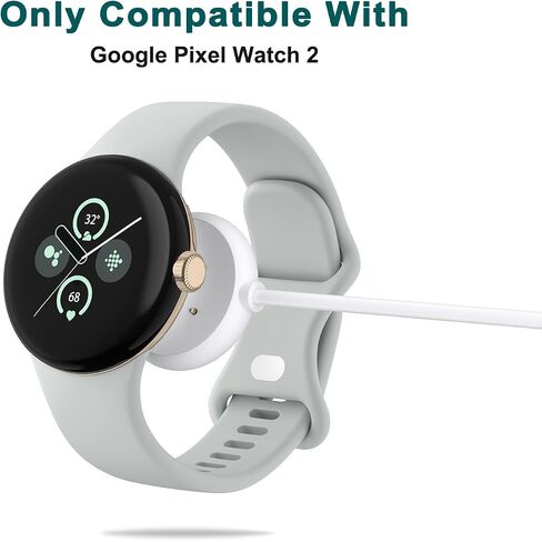 شاحن لساعة Google Pixel 2 / كابل شحن Google Fitbit Ace LTE، حامل سلك شحن مغناطيسي USB نوع C بديل لساعة Google Pixel 2 / ملحقات Fitbit Ace LTE، 3.3FT، أبيض in Saudi Arabia