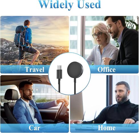 Meliya USB C Charger Cable for Samsung Galaxy Watch 6/5/5 Pro/Watch 4/4 Classic/Watch 3/Active 2 3.3ft 100cm - Smartwatch Accessories in Saudi Arabia
