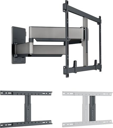 Vogel's Elite 5855 PRO Ultra Strong Full-Motion TV Wall Mount incl. Stud Adapter + Adapter kit, for TVs up to 100 inches and 75 kg, Swivels up to 180°, Max. VESA 600x400 in Kuwait