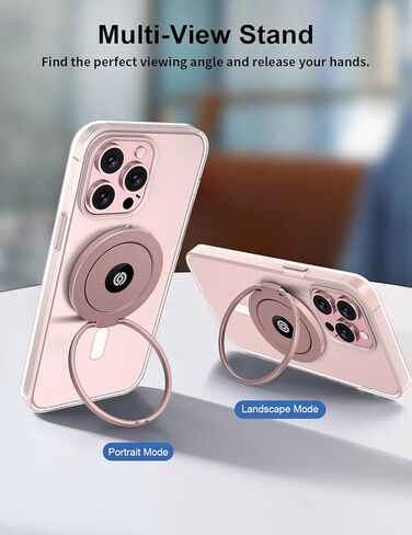 EWA MagOne Ultra (Plate Edition) Phone Grip Stand with Leather Finger Strap, Removable Magnetic Ring Holder Kickstand Loop, Double-Sided Magnetic Accessories for Phone-Black in Kuwait