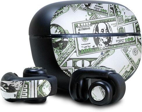 Skin Compatible with Bose Ultra Open Earbuds - Action Fish Puzzle - Premium 3M Vinyl Protective Wrap Decal Cover - Easy to Apply | Crafted in The USA by MightySkins in Saudi Arabia