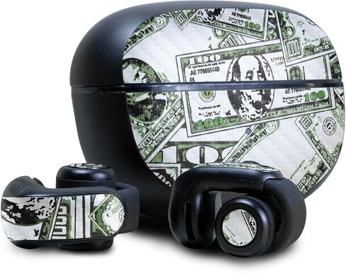 Skin Compatible with Bose Ultra Open Earbuds - Action Fish Puzzle - Premium 3M Vinyl Protective Wrap Decal Cover - Easy to Apply | Crafted in The USA by MightySkins in Saudi Arabia