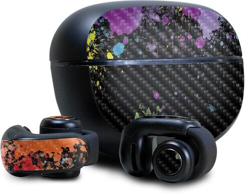 Skin Compatible with Bose Ultra Open Earbuds - Action Fish Puzzle - Premium 3M Vinyl Protective Wrap Decal Cover - Easy to Apply | Crafted in The USA by MightySkins in Saudi Arabia