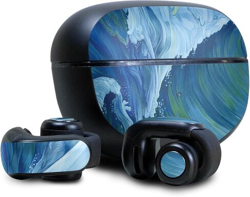 Skin Compatible with Bose Ultra Open Earbuds - Action Fish Puzzle - Premium 3M Vinyl Protective Wrap Decal Cover - Easy to Apply | Crafted in The USA by MightySkins in Saudi Arabia