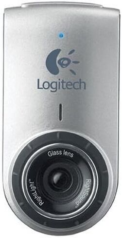 Logitech QuickCam Deluxe for Notebooks (Silver) (Renewed) in Saudi Arabia