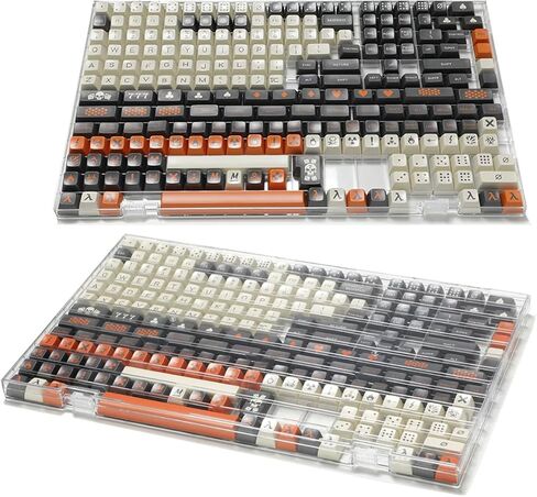 Keycap Storage Box PC Transparent Full 270 1U Keys Waterproof Lid with Dividers Box Compatible with XDA Cherry SA OEM Mechanical Keyboard Keycap Collect Snap-on Support SA,Original Keycap Tray (L) in Saudi Arabia