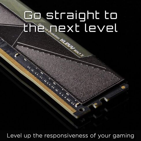 KLEVV Bolt X DDR4 16GB (2x8GB) 3200MHz CL16 1.35V Gaming Desktop Ram Memory SK Hynix Chip XMP 2.0 Ready (KD48GU880-32A160U) in Saudi Arabia