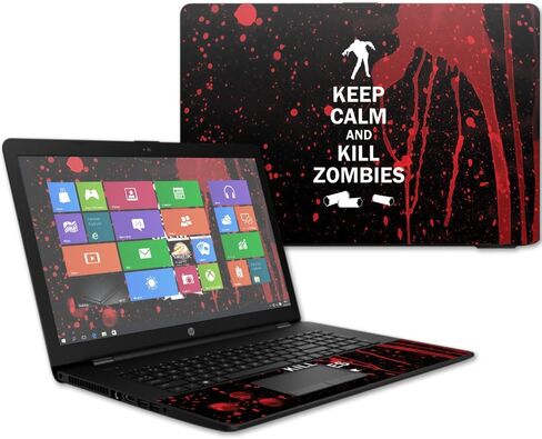 MightySkins Skin Compatible with HP 17t Laptop 17.3" (2017) - All My Friends are Dead | Protective, Durable, and Unique Vinyl Decal wrap Cover | Easy to Apply, Remove | Made in The USA in Saudi Arabia