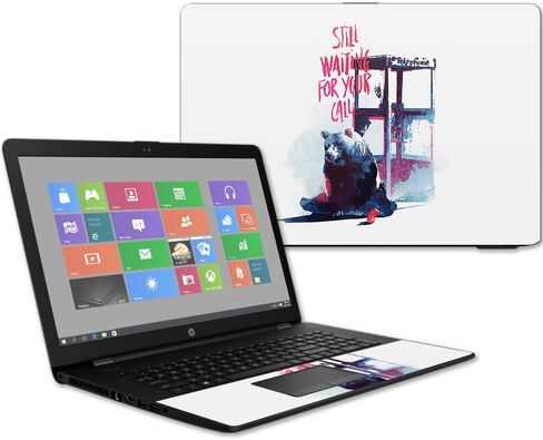 MightySkins Skin Compatible with HP 17t Laptop 17.3" (2017) - All My Friends are Dead | Protective, Durable, and Unique Vinyl Decal wrap Cover | Easy to Apply, Remove | Made in The USA in Saudi Arabia