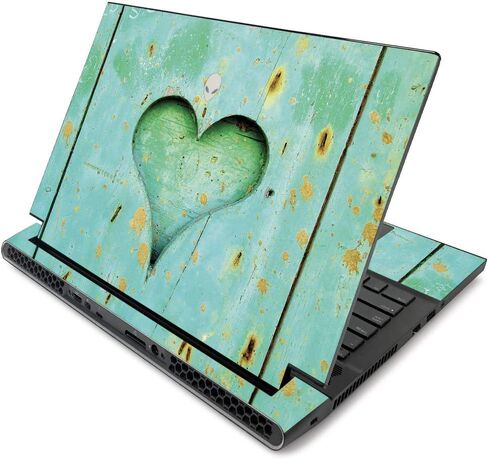 MightySkins Skin for Alienware m17 R2 (2019) - Bamboo Ohm | Protective, Durable, and Unique Vinyl Decal wrap Cover | Easy to Apply, Remove, and Change Styles | Made in The USA in Saudi Arabia