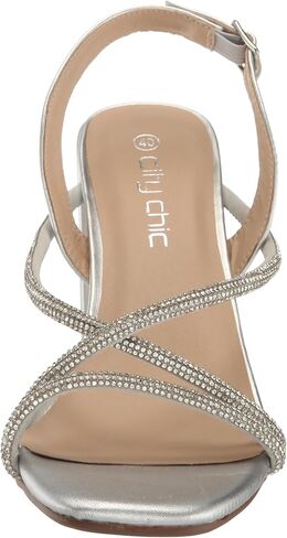 City Chic Women's Plus Size Heel Sparkle Glitz Ankle Boot in Saudi Arabia