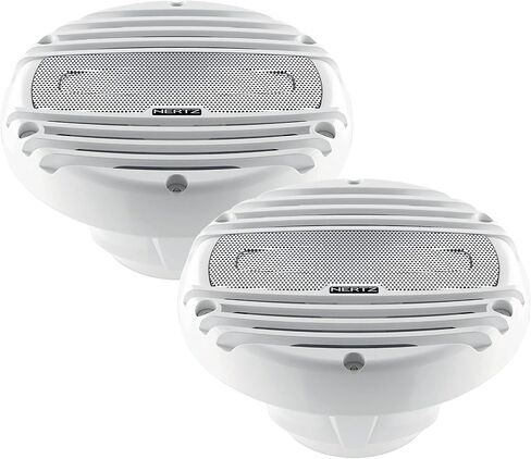 HERTZ HMX-65 6.5" 4-Ohm Marine Coaxial Speakers with White Grilles (Pair) in Saudi Arabia