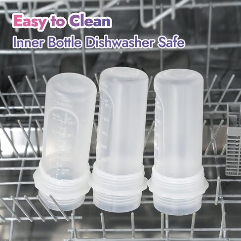 زجاجة تبريد حليب الثدي المعزولة بالفراغ من بابليك، مبرد حليب الثدي المحمول من الفولاذ المقاوم للصدأ سعة 20 أونصة، حاوية تخزين قابلة لإعادة الاستخدام تحافظ على الحليب طازجًا لمدة تزيد عن 15 ساعة، معتمد من إدارة أمن المواصلات الأمريكية، أورورا بنفسجية in Kuwait