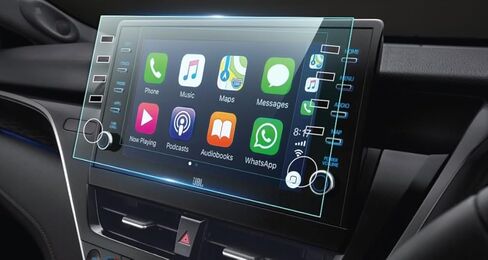Tempered Glass Screen Protector Compatible With 2023 2024 Toyota Camry 9 Inch Touchscreen,Anti-Explosion & Scratch,HD Clear,Premium Navigation Accessories in Kuwait