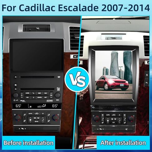 2+64G 9.7 inch Car Stereo for Cadillac Escalade 2007 2008 2009 2010 2011 2012 2013 2014 - Android Touchscreen Radio with Wireless Carplay & Android Auto/WiFi/HiFi/GPS Navigation/FM Radio in Saudi Arabia