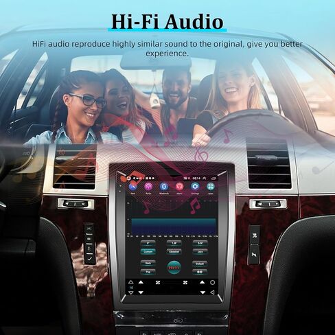 2+64G 9.7 inch Car Stereo for Cadillac Escalade 2007 2008 2009 2010 2011 2012 2013 2014 - Android Touchscreen Radio with Wireless Carplay & Android Auto/WiFi/HiFi/GPS Navigation/FM Radio in Saudi Arabia