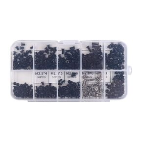 Laptop Screws Set 500Pcs M2 M2.5 M3 Screw Set Laptop Screw Kit for Repair Computer RC Screw Box Kit Hard Drive Screws Screws Assortment Kit