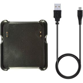 Charger for Garmin Vivoactive, Replacement Charging Dock Cable for Garmin Vivoactive GPS Smart Watch (Black)