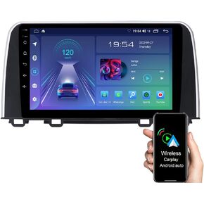 ASURE Car Stereo Radio for Honda CR-V CRV 2017 2018 2019 2020 2021,9 inch 4Core 2+32GB Car Dash Navigation GPS Head Unit with Wireless Carplay Android Auto,SWC,DSP,1280x800 HD Touchscreen Video Player