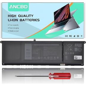 V6W33 Laptop Battery for Dell Inspiron 3510 3511 3515 3520 3525 3530 5310 5320 5330 5410 5415 5420 5425 5430 Latitude 3320 3330 3420 3520 Vostro 3515 3525 5620 5625 TN70C G91J0 15V/54Wh 4Cell