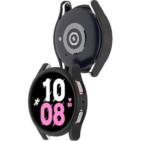 LOKEKE Compatible Compatible with Samsung Galaxy Watch 5 40mm Protective Case Cover, PC Protective Case Cover Shell Compatible with Samsung Galaxy Watch 5/4 40mm(40MM, PC Black)