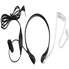 MOTDB PMLN7705AR Motorola Talkabout Two-Way Radio Throat Mic Headset with Ptt/Vox, Black