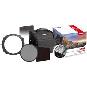 Haida M15 Landscape 3 Filter Kit: 150mm Holder, Red Diamond ND1000 ND, Soft Grad 0.9, Magnetic CPL, M15 Bag HD4572