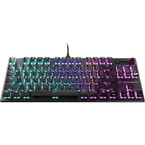 Turtle Beach Vulcan II Mini 65% Optical Gaming Keyboard - Customizable RGB Illumination, Detachable Cable, Button Duplicator, On-Board Profiles, Aluminum Plate, 200M Keystroke Durability - Black