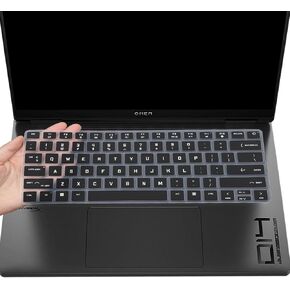 Keyboard Cover for Acer 2024 Newest 14" HP OMEN Transcend Gaming Laptop 14-fb 14t-fb Series 14-fb0097nr 14t-fb000 Keyboard Skin-Black