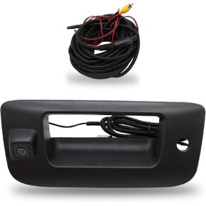 Tailgate Handle Camera Compatible with Silverado 1500 2500 3500 2007-2014 Sierra 1500 2500 3500 2007-2014