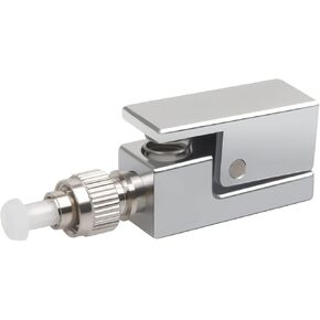 1 Pack FC Bare Fiber Optic Adapter Square Fiber Coupler Connector for Server Rack (FC Square)