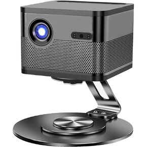 Desktop Projector Stand, Adjustable Projector Mount with 1/4" Screw, 360° Table Projector Bracket Holder for LED LCD Video Projectors, Ideal for Home, Office, and Studio