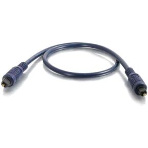 C2G/ Cables To Go 40393 Velocity Toslink Optical Digital Cable, Blue (16.4 Feet, 5 Meters)