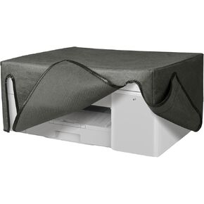 kwmobile Dust Cover Compatible with Brother DCP-J1200W / DCP-J1205W - Printer Case - Fabric Protector Cover - Dark Grey