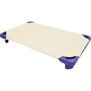 Cot Sheets for Daycare, Pre-School/Standard Size Daycare Cot Sheet 22" x 40" - Sleeping Cot Sheets - Breathable Microfiber Toddler Cot Bed Cover Sheet (Pack of 6 Ivory)