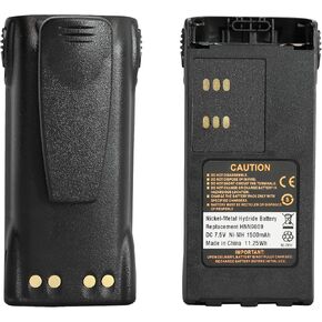 HNN9008A HNN9008 HNN9009 HNN9013 1500mAh Ni-MH Battery for HT750 HT1225 HT1250 HT1550 MTX850 MTX850LS MTX950 MTX960 MTX8250 MTX9250 GP140 GP320 GP328 GP338 GP640 Two Way Radio with Belt Clip