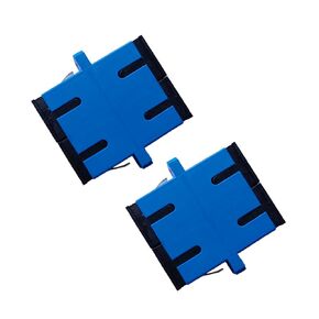 Fiber Optic Cable Adapter Coupler SC-SC Duplex Multimode 2 Pack