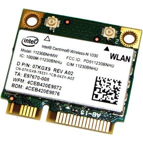 Dell Intel 1030 WiFi 11230BNHMW 802.11 a/b/g/n Express Card 7KGX9