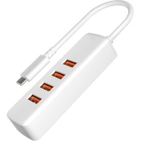 USB C Hub, USB Type C Port to USB 3.0 Hub with 4 Port USB 3.0, Data Transmission Hub 5Gbps