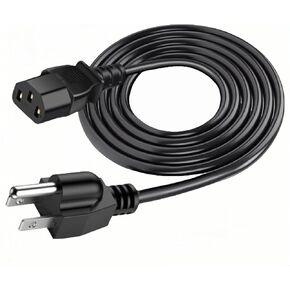 3 Prong AC Wall Power Cord Cable Plug Compatible with for ION Block Rocker, Guitar Amp, Explorer Portable Speaker System, Job Rocker, ION iPA76CiPA76AiPA76SIPA23,Block Party Live Power Cable Plug