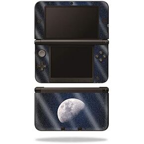 MightySkins Glossy Glitter Skin for Nintendo 3DS XL Original (2012-2014) - Moon | Protective, Durable High-Gloss Glitter Finish | Easy to Apply, Remove, and Change Styles | Made in The USA