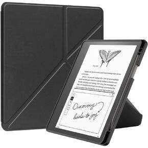 حافظة Custer لجهاز Kindle Scribe 10.2" 2022، غطاء صلب رفيع للغاية من جلد البولي يوريثان لجهاز Kindle Scribe 10.2" 2022 - أحمر