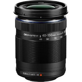 OM SYSTEM M.Zuiko Digital ED 40-150mm f/4-5.6 R Lens for Micro Four Thirds, Black