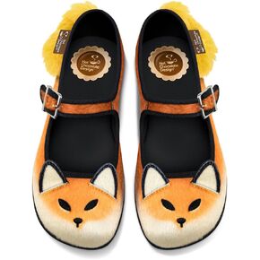 Hot Chocolate Design Chocolaticas Fox 2 Women's Mary Jane Flat Multicoloured HCD 36