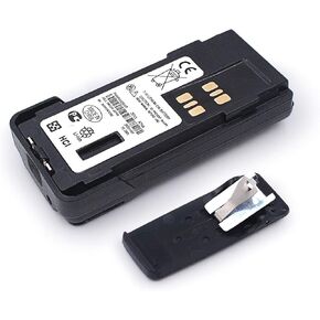 Liphontcta RaddioAcery PMNN4409 PMNN4409AR 7.4V 2600mAh Rechargeable Li-ion Battery for Motorola XPR7350 XPR7380 XPR7550 XPR7580 XPR3300e XPR3500e APX1000 APX4000 with Belt Clip