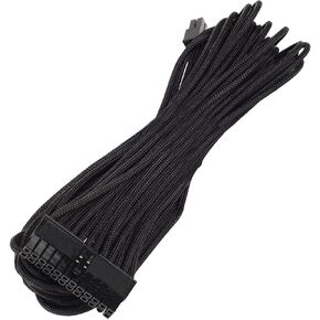 SilverStone Technology PP06B-MB55 Individually Sleeved Full-Length Cable for Silverstone Power Supplies, ATX 24pin, SST-PP06B-MB55-X