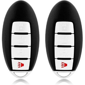 2 Keylessbest Replacement for 2016 2017 2018 2019 Nissan Sentra Versa Leaf Key Fob Remote Control CWTWB1U840 4 Buttons 315MHz