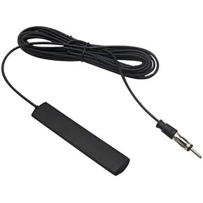 Car Antenna Car Stereo FM AM Radio Antenna Car Adhesive Mount Hidden Patch Antenna for Vehicle Truck SUV Car Stereo in Dash Head Unit CD Media Receiver Player Audio HD Radio Tuner Amplifier (3M)