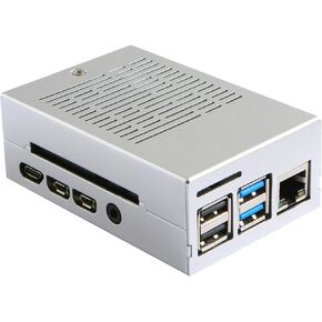 Gelid Solutions Iceberry (Pi4 Cooler) - All-in-One Cooling Kit for Raspberry Pi4 - Aluminum Case -